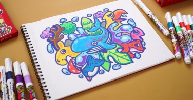 Tutorial Melukis Doodle di Canvas Pad